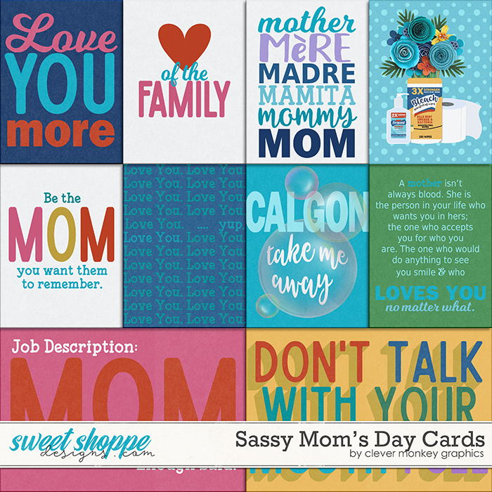 Sassy Mom's Day Cards by Clever Monkey Graphics 