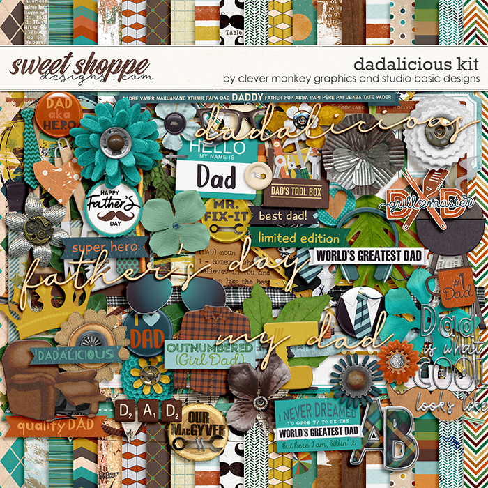 Dadalicious Kit by Clever Monkey Graphics and Studio Basic Designs 