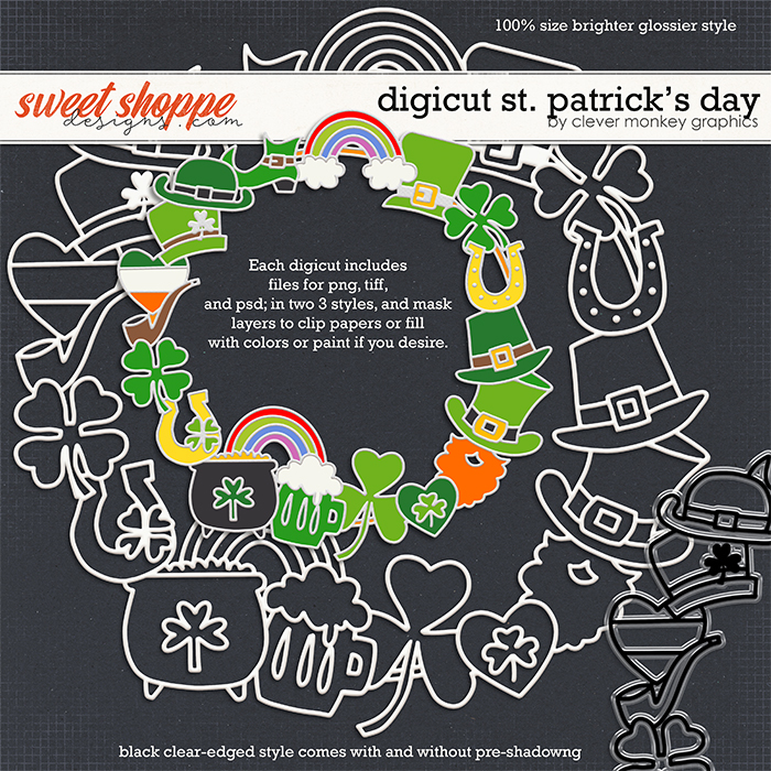 Digicut St. Patrick's Day by Clever Monkey Graphics