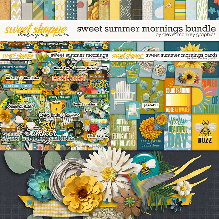 Sweet Summer Mornings Bundle by Clever Monkey Graphics 