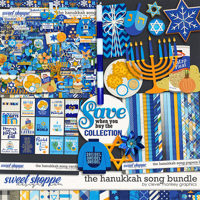 The Hanukkah Song Bundle by Clever Monkey Graphics