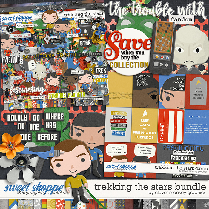Trekking the Stars Bundle by Clever Monkey Graphics