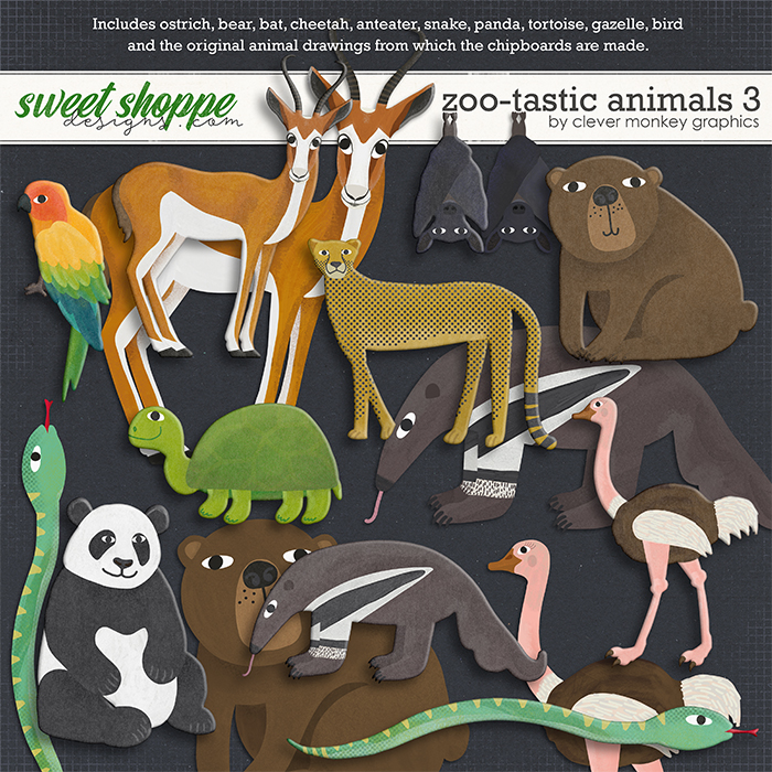 Zoo-tastic Animals 3 by Clever Monkey Graphics Zoo-tastic Animals 3 by Clever Monkey Graphics