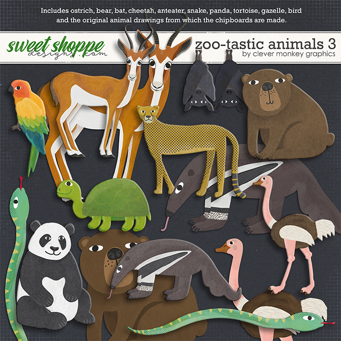 Zoo-tastic Animals 3 by Clever Monkey Graphics 