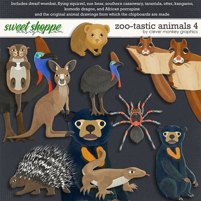 Zoo-tastic Animals 4 by Clever Monkey Graphics Zoo-tastic Animals 4 by Clever Monkey Graphics