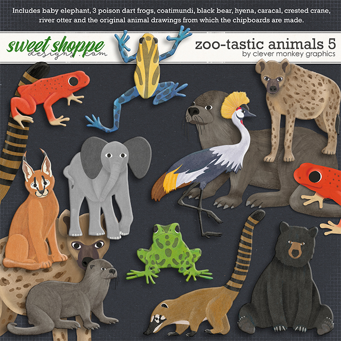 Zoo-tastic Animals 5 by Clever Monkey Graphics 