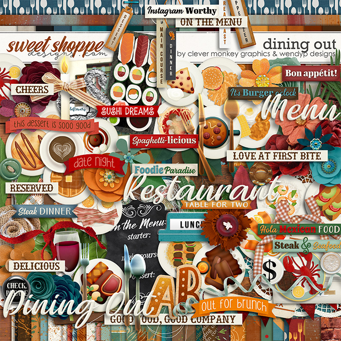 Dining Out by Clever Monkey Graphics & WendyP Designs