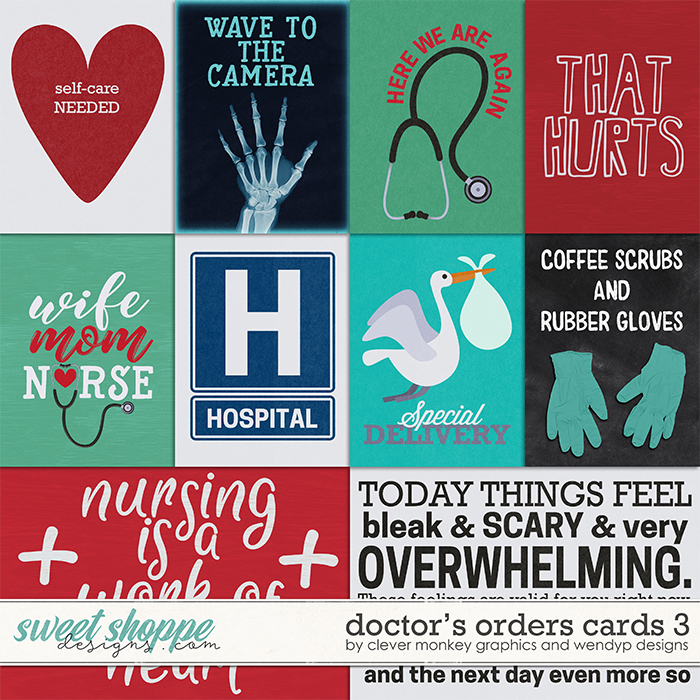 Doctor's Orders - cards 3 by Clever Monkey Graphics & WendyP Designs 