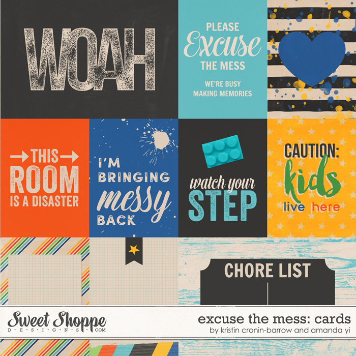 Excuse The Mess : Cards by Kristin Cronin-Barrow & Amanda Yi Excuse The Mess : Cards by Kristin Cronin-Barrow & Amanda Yi