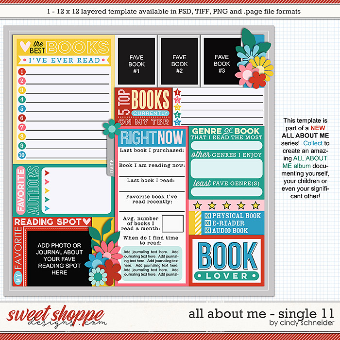 Cindy's Layered Templates - All About Me: Single 11 by Cindy Schneider