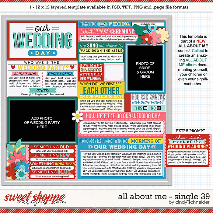 Cindy's Layered Templates - All About Me Single 39 by Cindy Schneider