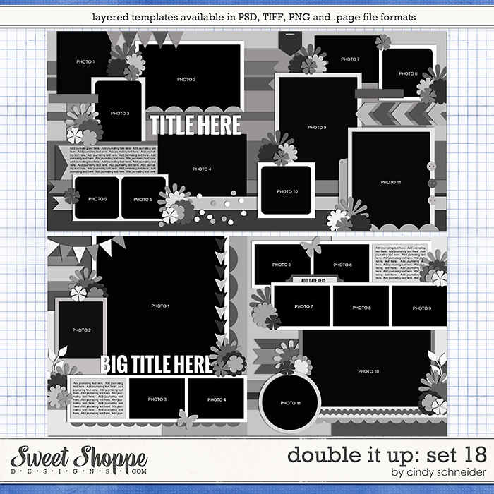 Cindy's Layered Templates - Double It Up Set 18 by Cindy Schneider Cindy's Layered Templates - Double It Up Set 18 by Cindy Schneider