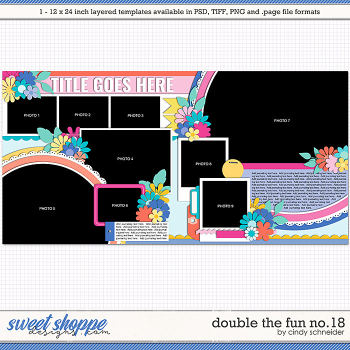 Cindy's Layered Templates - Double the Fun No.18 by Cindy Schneider