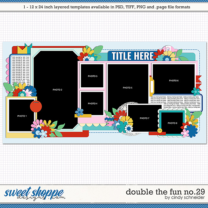 Cindy's Layered Templates - Double the Fun No.29 by Cindy Schneider
