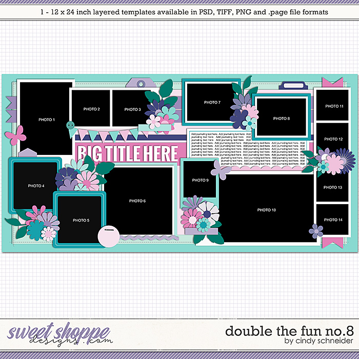 Cindy's Layered Templates - Double the Fun No. 8 by Cindy Schneider