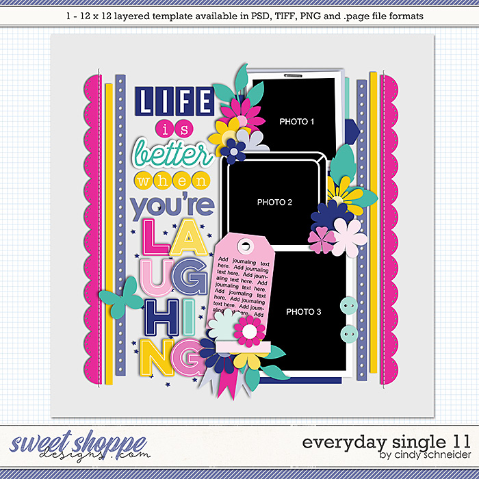 Cindy's Layered Templates - Everyday Single 11 by Cindy Schneider