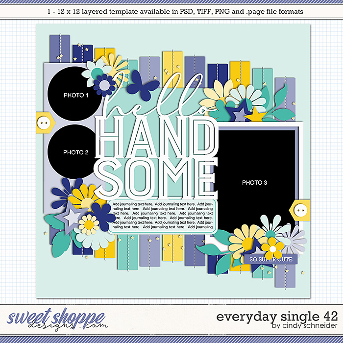 Cindy's Layered Templates - Everyday Single 42 by Cindy Schneider