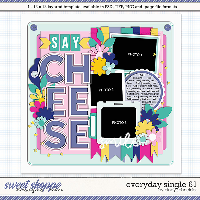 Cindy's Layered Templates - Everyday Single 61 by Cindy Schneider