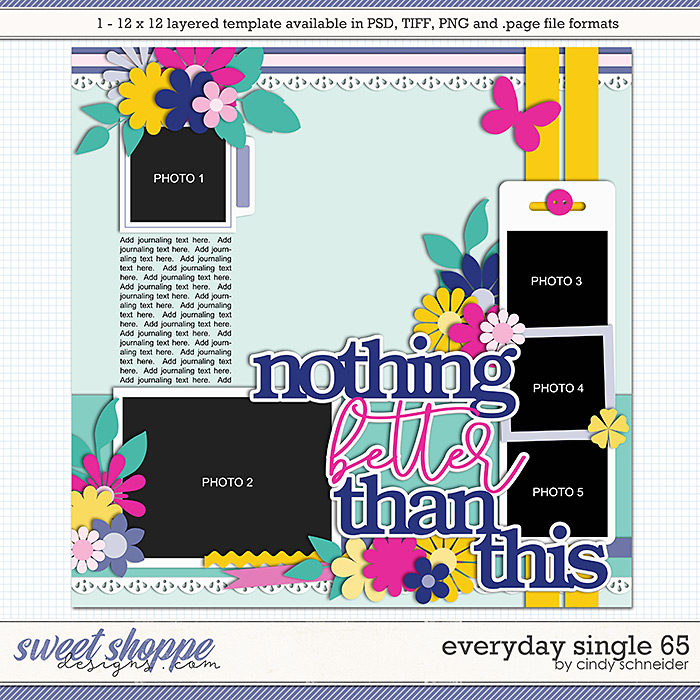 Cindy's Layered Templates - Everyday Single 65 by Cindy Schneider