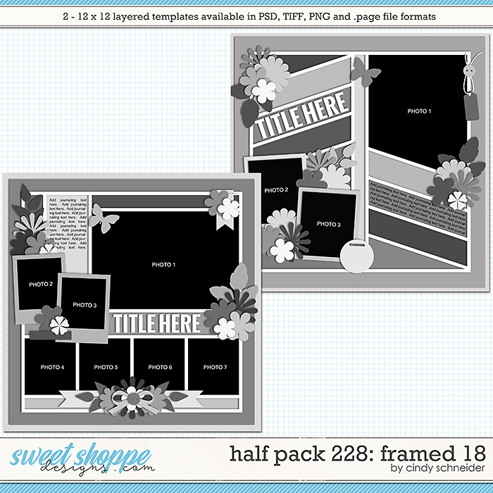 Cindy's Layered Templates - Half Pack 228: Framed 18  by Cindy Schneider
