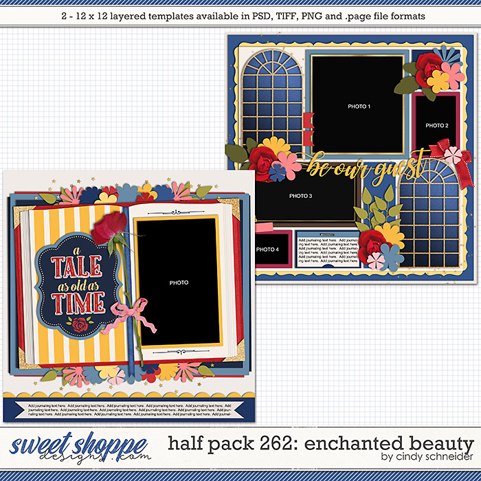 Cindy's Layered Templates - Half Pack 262: Enchanted Beauty by Cindy Schneider