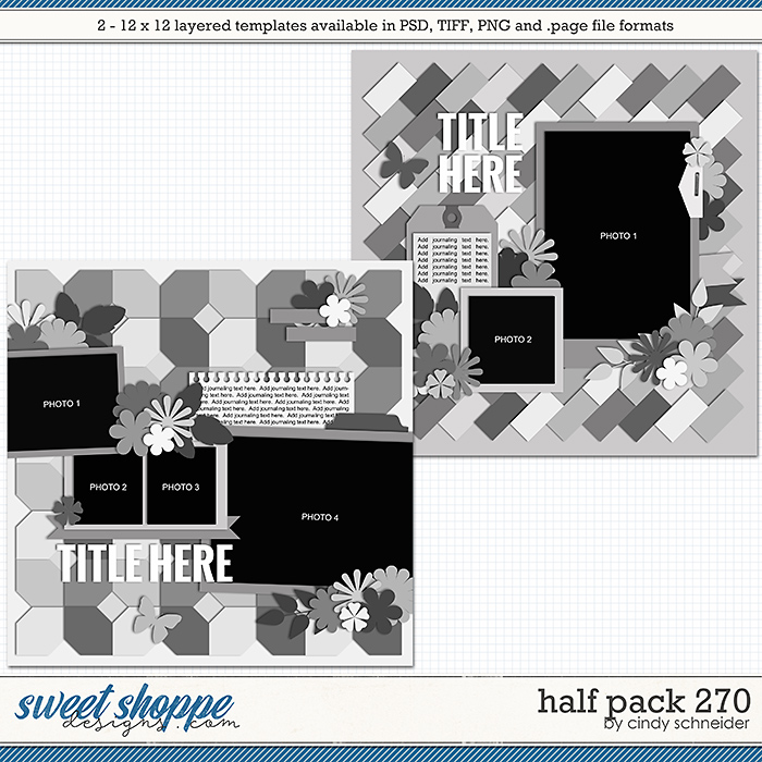 Cindy's Layered Templates - Half Pack 270 by Cindy Schneider