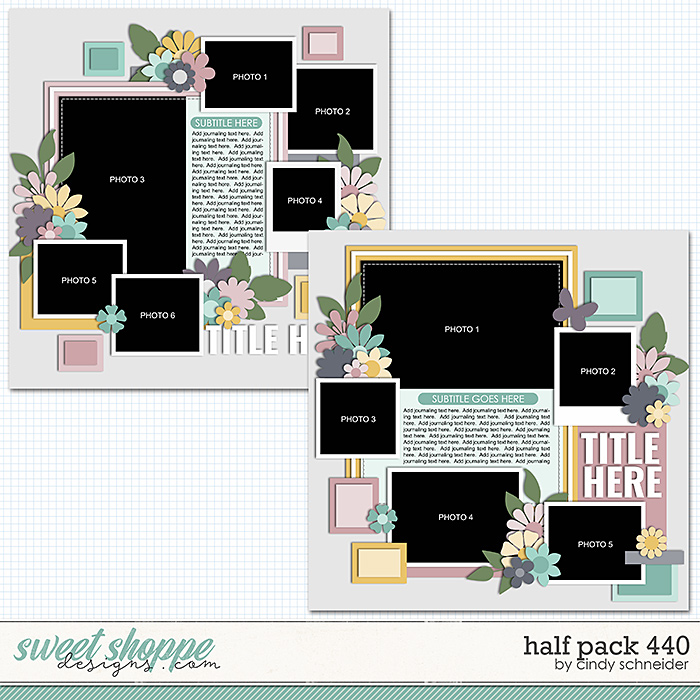 Cindy's Layered Templates - Half Pack 440 by Cindy Schneider