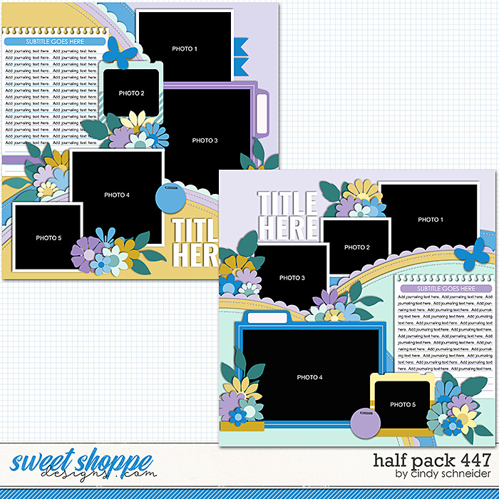 Cindy's Layered Templates - Half Pack 447 by Cindy Schneider