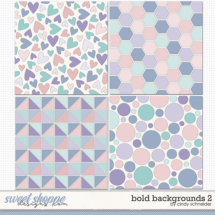 Cindy's Layered Templates - Bold Backgrounds 2 by Cindy Schneider