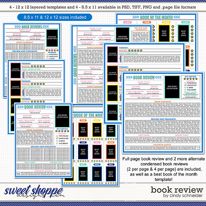 Cindy's Layered Templates - Book Review by Cindy Schneider