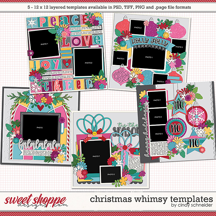 Cindy's Layered Templates - Christmas Whimsy by Cindy Schneider