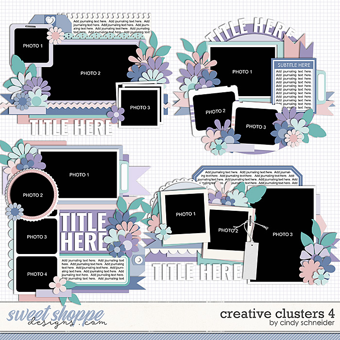 Cindy's Layered Templates - Creative Clusters 4 by Cindy Schneider