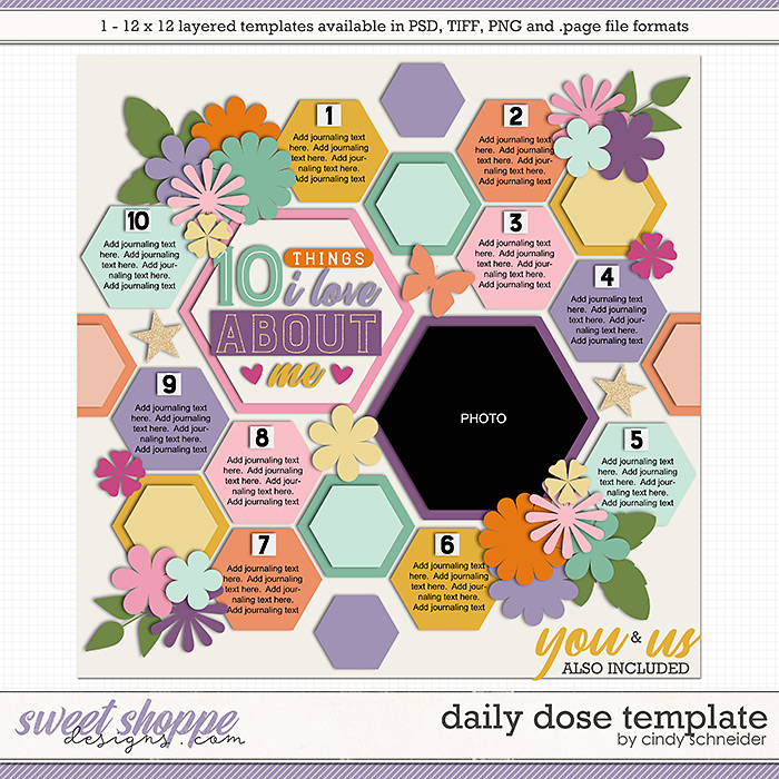 Cindy's Layered Templates - Daily Dose Template by Cindy Schneider