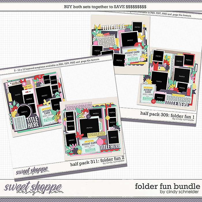 Cindy's Layered Templates - Folder Fun Bundle by Cindy Schneider