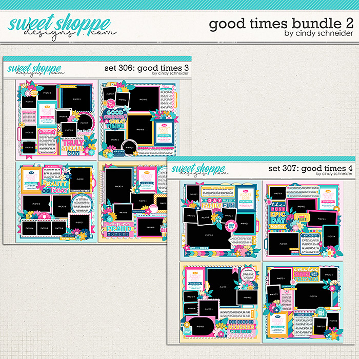 Cindy's Layered Templates - Good Times Bundle 2 by Cindy Schneider