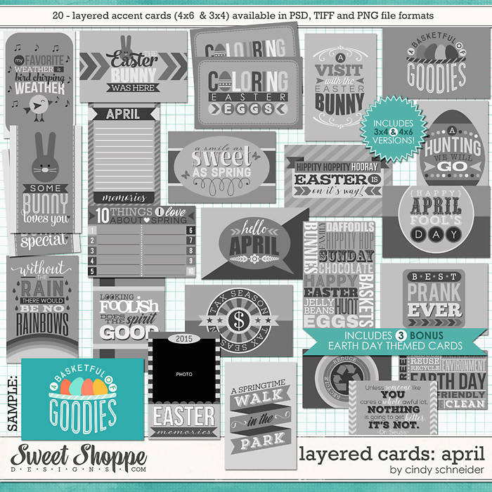 Cindy's Layered Cards: April Edition by Cindy Schneider