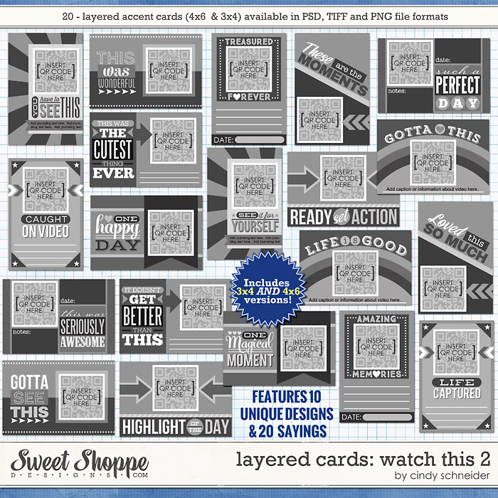 Cindy's Layered Cards: Watch This 2 by Cindy Schneider Cindy's Layered Cards: Watch This 2 by Cindy Schneider