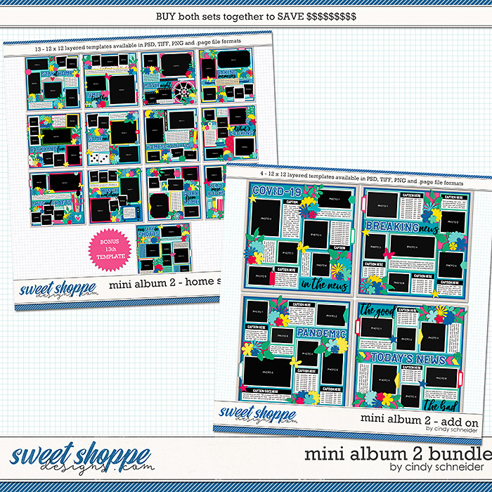 Cindy's Layered Templates - Mini Album 2 Bundle by Cindy Schneider