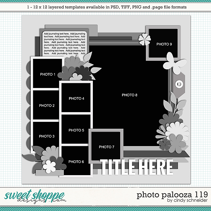 Cindy's Layered Templates - Photo Palooza 119 by Cindy Schneider