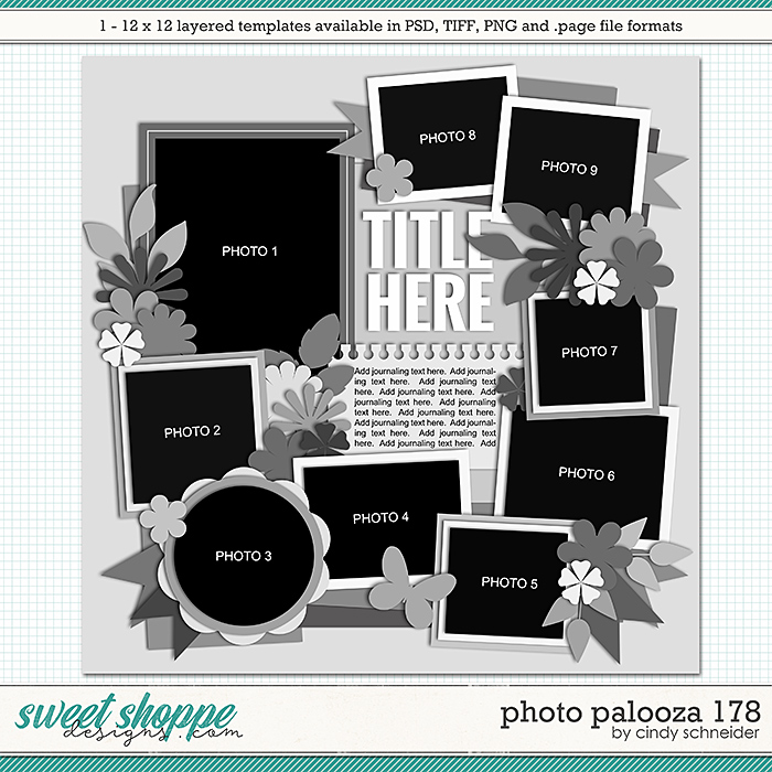 Cindy's Layered Templates - Photo Palooza 178 by Cindy Schneider