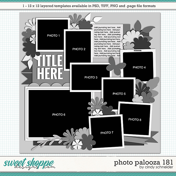 Cindy's Layered Templates - Photo Palooza 181 by Cindy Schneider