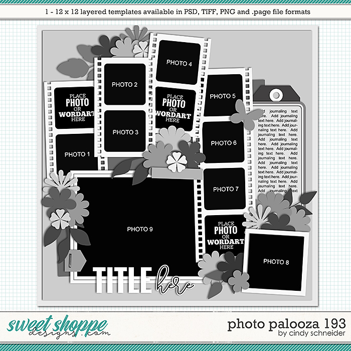 Cindy's Layered Templates - Photo Palooza 193 by Cindy Schneider