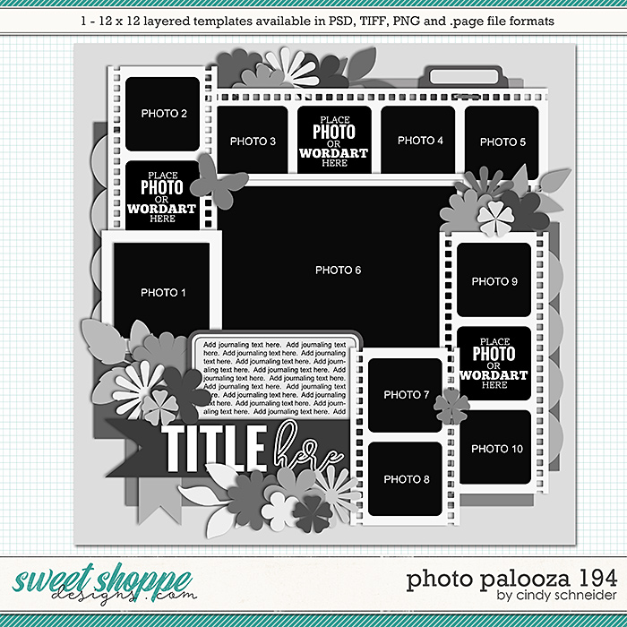 Cindy's Layered Templates - Photo Palooza 194 by Cindy Schneider