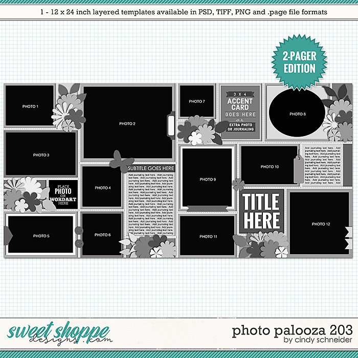 Cindy's Layered Templates - Photo Palooza 203 by Cindy Schneider