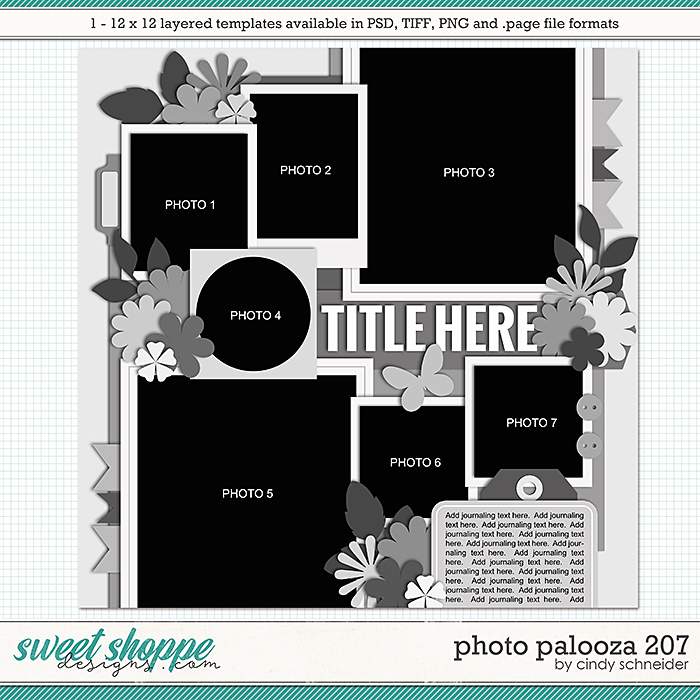 Cindy's Layered Templates - Photo Palooza 207 by Cindy Schneider