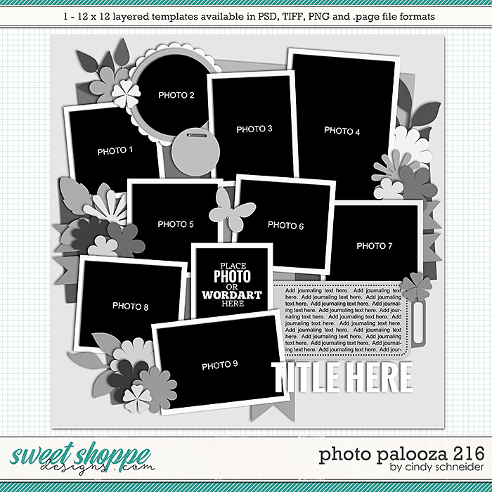 Cindy's Layered Templates - Photo Palooza 216 by Cindy Schneider