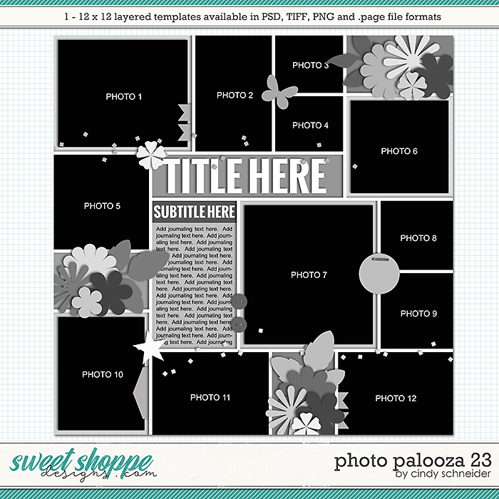 Cindy's Layered Templates - Photo Palooza 23 by Cindy Schneider