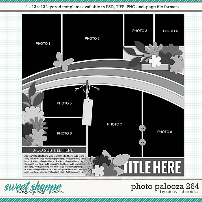 Cindy's Layered Templates - Photo Palooza 264 by Cindy Schneider