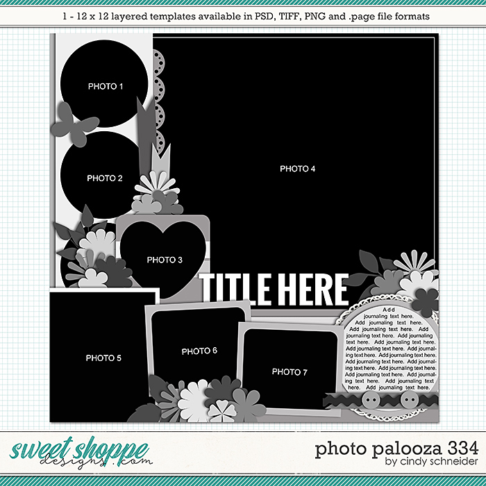 Cindy's Layered Templates - Photo Palooza 334 by Cindy Schneider