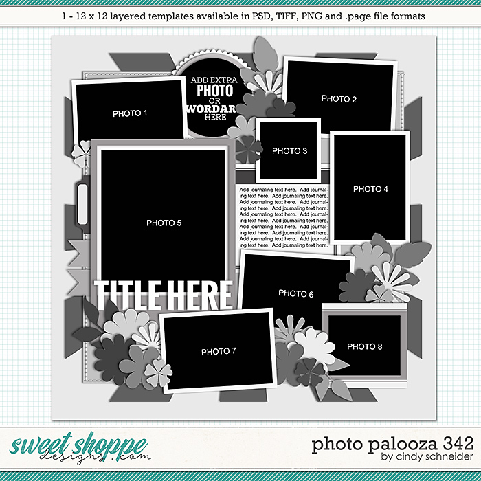 Cindy's Layered Templates - Photo Palooza 342 by Cindy Schneider